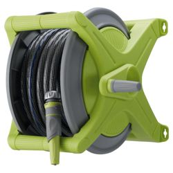 Tesco 20m Anti Kink Hose, Reel & Starter Set