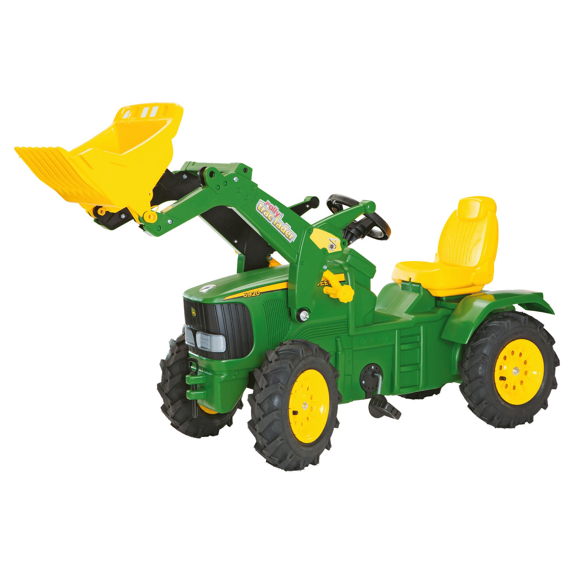 John Deere 6920 Ride-On Tractor With Pneumatic Tyres & Frontloader at Tesco Direct