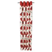 Tesco Poppy Print lined eyelet Curtains W162xL229cm (64x90"), Red