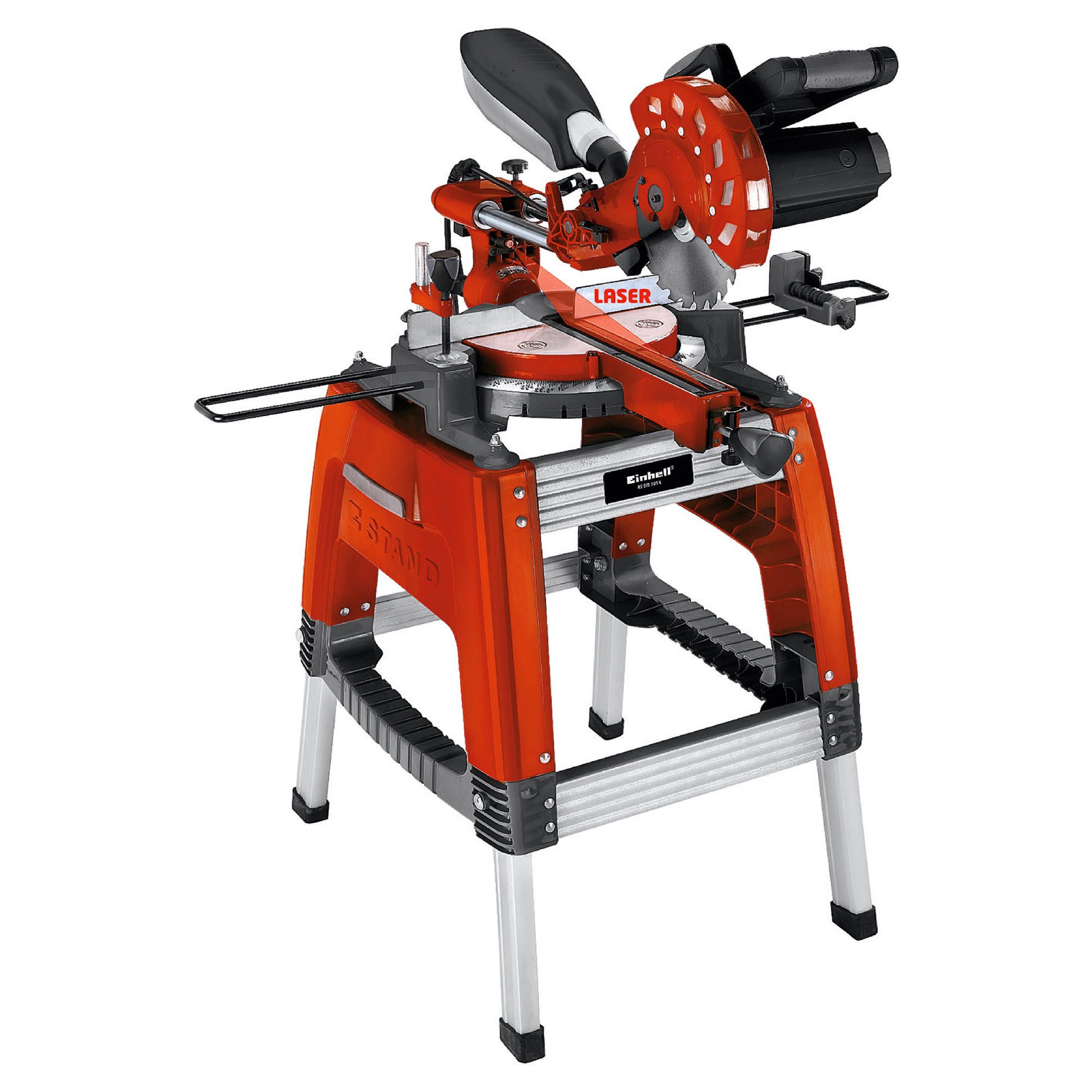 1800w Sliding Mitre Saw With Base Frame