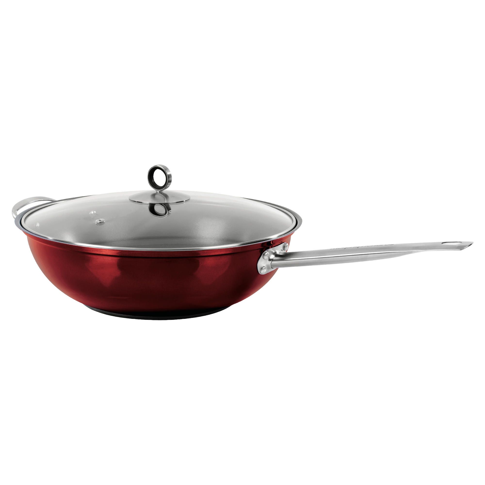 Morphy Richards Wok (non stick) 30cm Red