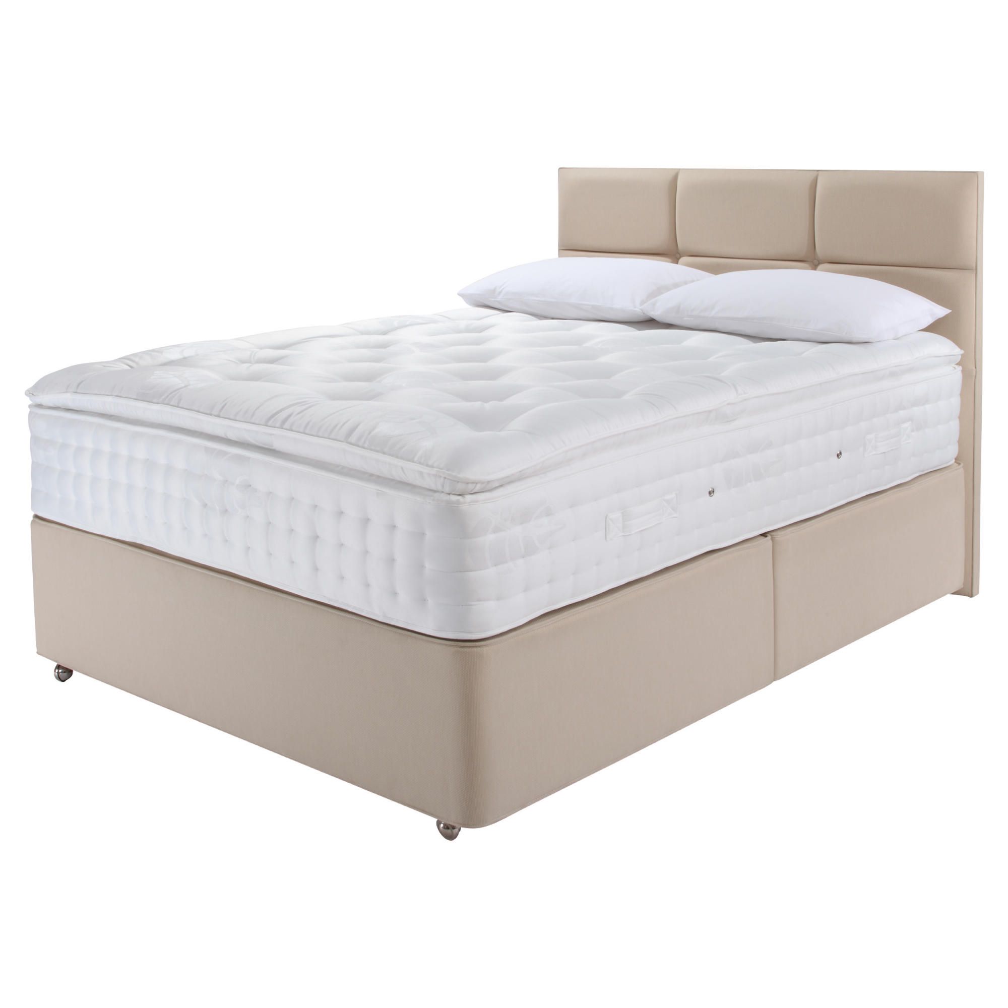Relyon Luxury 2200 Non Storage Divan Bedking at Tesco Direct