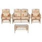 Morley 4pc Suite Conservatory Set(sofa, 2 x chairs & Coffee table)
