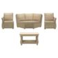 Corsica 4 Piece Suite Conservatory Set (Left, Right, Corner & Coffee table)