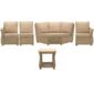 Corsica 5 Piece Suite Conservatory Set (Left, Right, Armless, Corner & Lamp table)