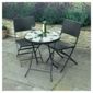 Solar Aruba Table Bistro Set