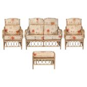 Morley 4 Piece Suite Conservatory Set (sofa, 2 x chairs & Footstool)