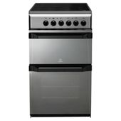 Indesit IT50CM moonstone ceramic twin electric cooker