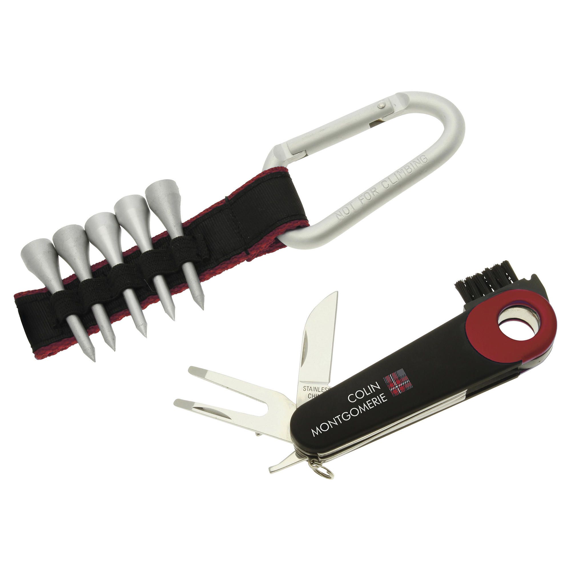 Colin Montgomerie Golf Multi Tool & Tee Holder Set Colin Montgomerie Golf Multi Tool & Tee Holder Set