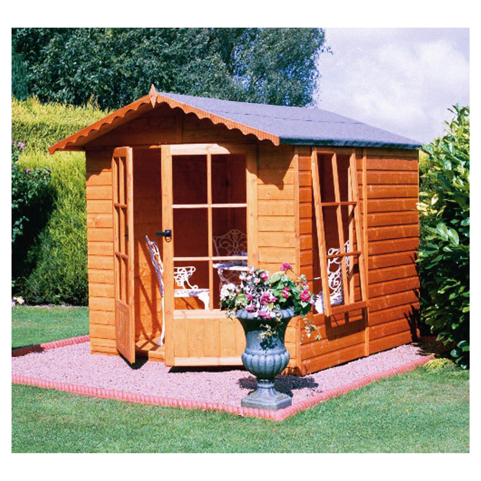 Finewood Buckingham 7x7 Summerhouse with Installation at Tesco Direct