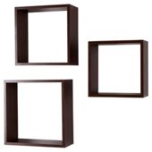 Walnut Floating Triple Cubes