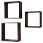 Walnut Floating Triple Cubes