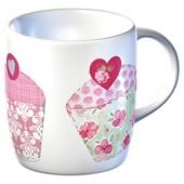 Country Cupcake Set of 4 Mugs
