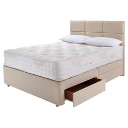 Relyon Luxury 1500 2 Drawer Divan Bed Superking