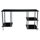 Mercury Straight Desk, Black