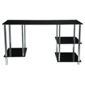Mercury Straight Desk, Black
