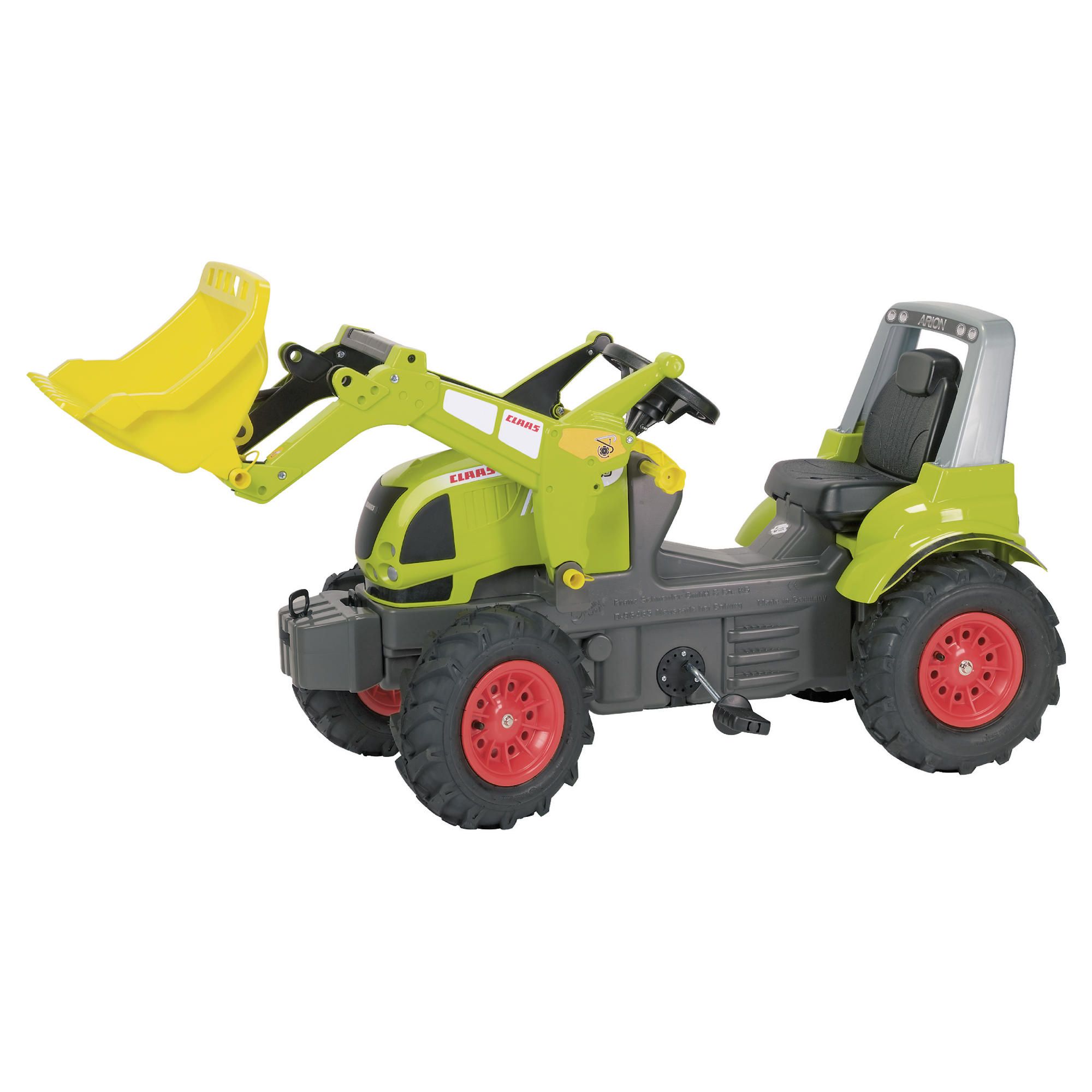 Claas Arion 640 Ride-On Tractor With Pneumatic Tyres & Rolly Trac Loader at Tesco Direct