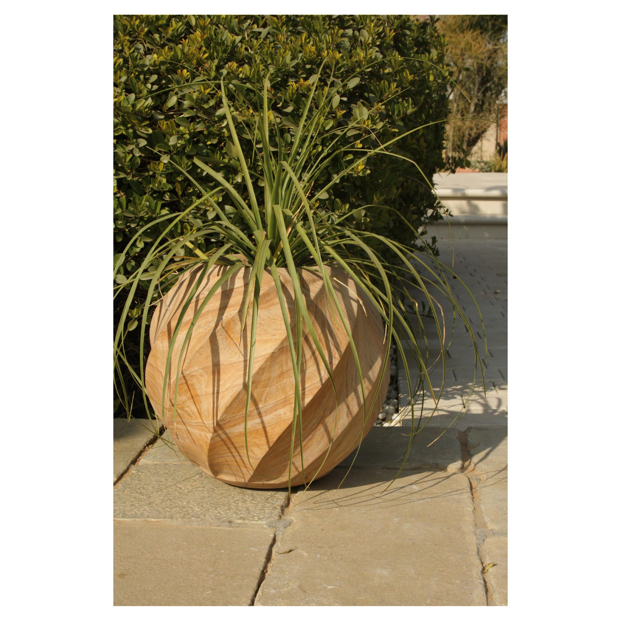 Elisa Rainbow Stone Planter 60cm at Tesco Direct