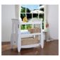 Tutti Bambini Lucas Cotbed with Shelf Changer Nursery Room Set, White