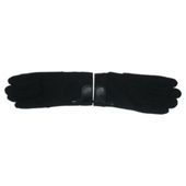 Tesco Ladies' Black Riding Gloves, Large