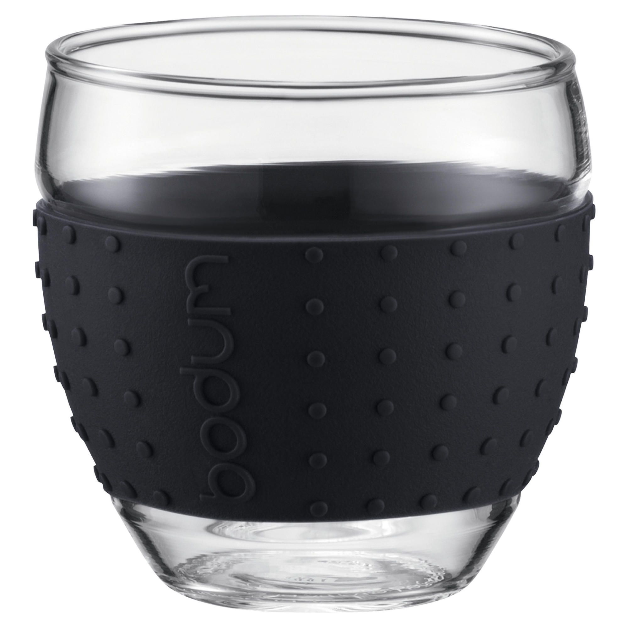 Bodum Pair Of Pavina Glasses, 0.35L Black
