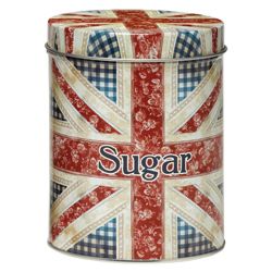 Tesco Floral Union Flag Sugar Canister