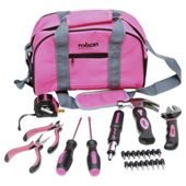 25pc Tool Bag Set Pink