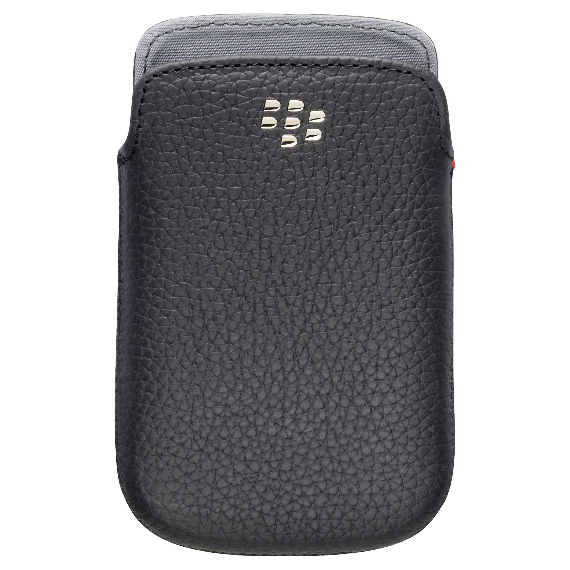 Blackberry&reg; 9900 & 9930 Leather Pocket Black