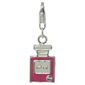 Sterling Silver and Enamel Perfune Bottle Charm