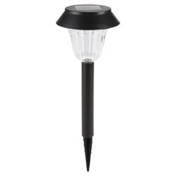 Tesco Value Black Plastic Solar Marker 6pk