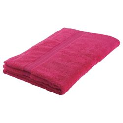 Tesco Bath Sheet Raspberry