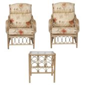 Morley Chairs x 2 & Lamp Table Conservatory Set