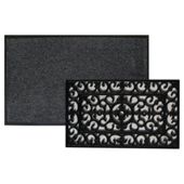 Grey Indoor Mat 60x80 & Rubber Mat 45x75