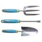 Tesco Stainless Steel Hand Trowel, Fork & Weeder Set