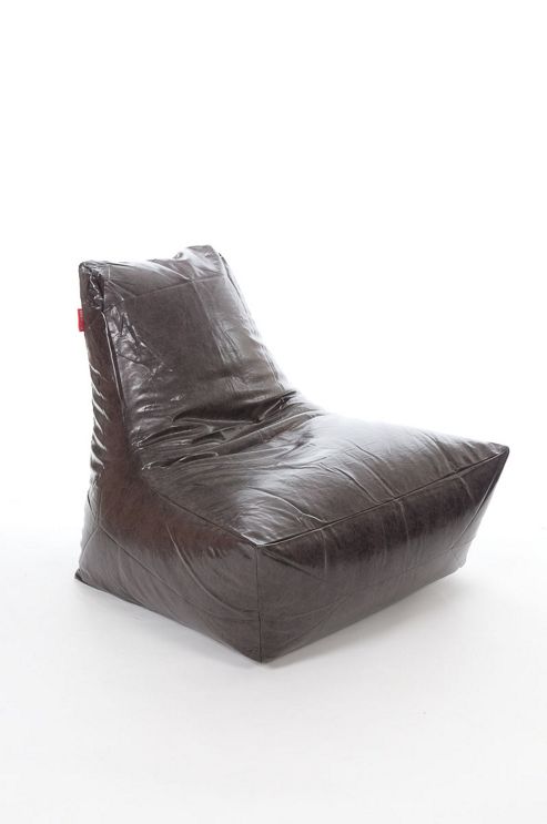 Image of Kaikoo Faux Leather Bean Bag Slammer, Brown