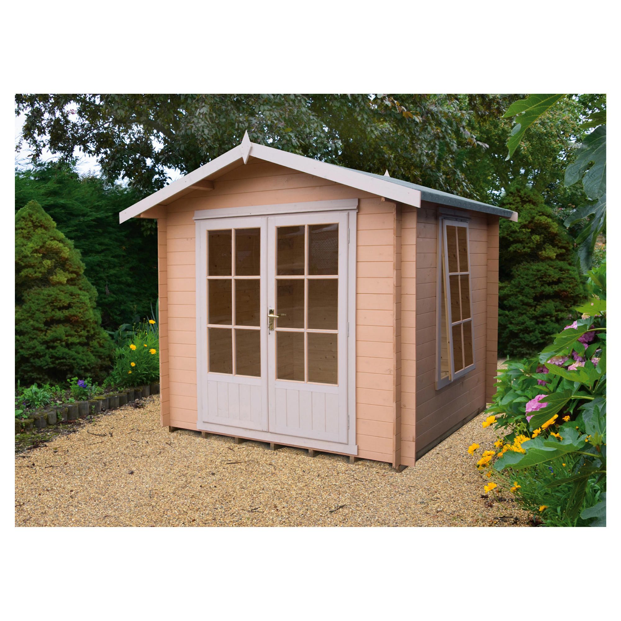 Finewood Barnsdale Log Cabin 9x9 at Tesco Direct