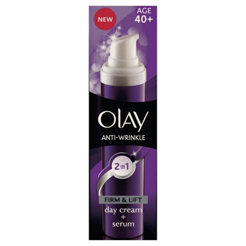 Image of Olay Anti-wrinkle 2in1 Day Cream & Serum 50ml