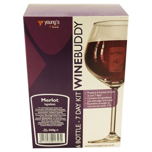 Image of Winebuddy 7 Day Merlot, 6 Bottles