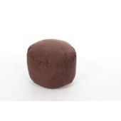 Kaikoo Faux Suede Footstool, Chocolate