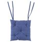Tesco Blue & White Stripe Seat Pads 2pk