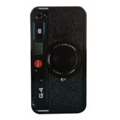 Orbyx Retro Hard Shell Old Camera Style iPhone 4/4S Black