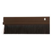 Plastic Bottom Door Brush Seal Brown