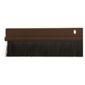 Plastic Bottom Door Brush Seal Brown