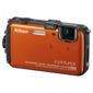Nikon Coolpix AW100 Waterproof Digital Camera - Orange (16MP, 5x Optical Zoom, GPS) 3 inch LCD
