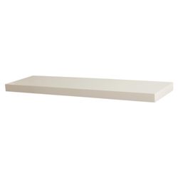 High Gloss White Floating Shelf 80cm