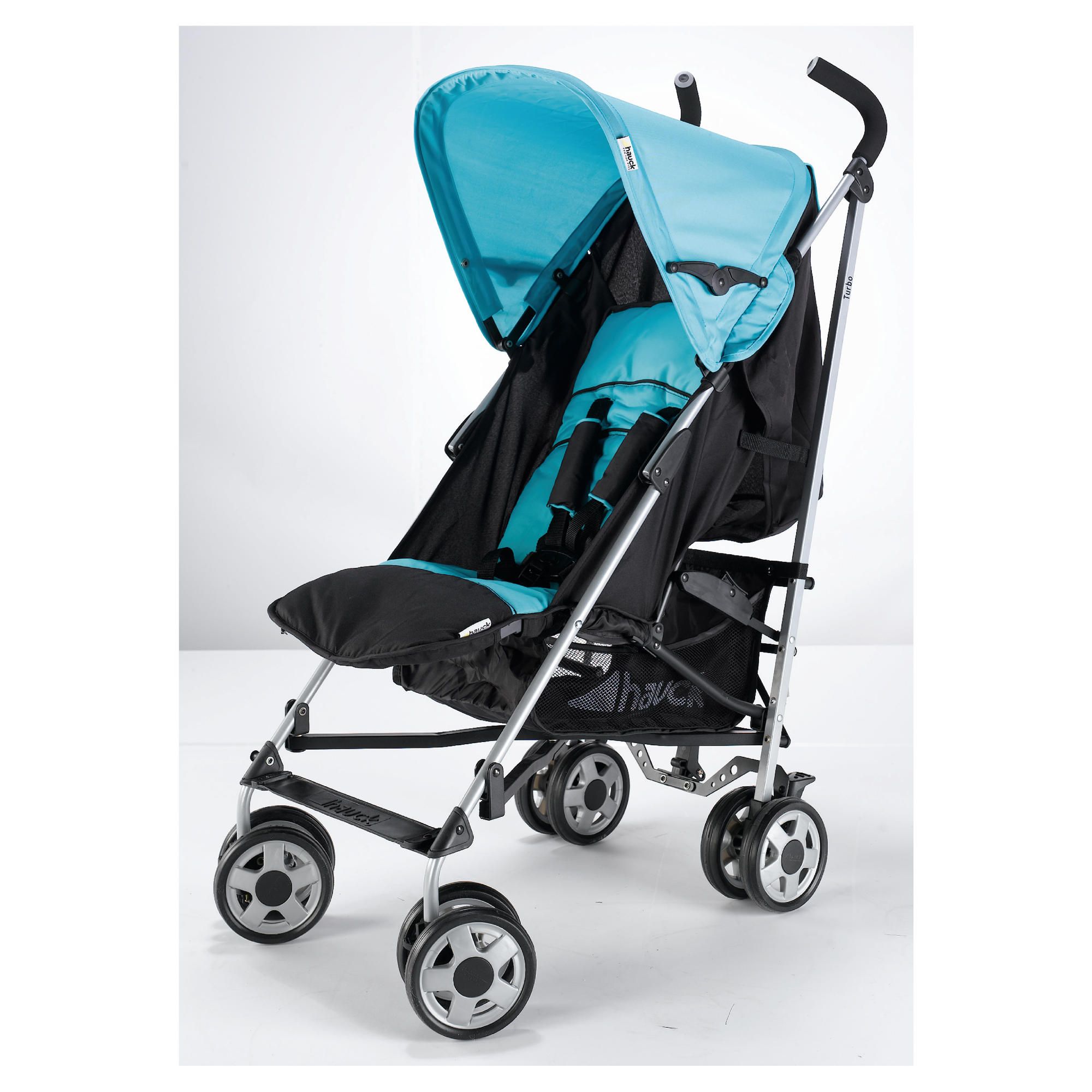 Hauck Turbo Pushchair And Raincover, Petrol