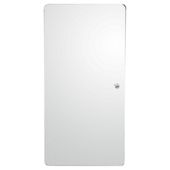 Stockholm Black Gloss Wall Cabinet with Mirrored single door