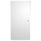 Stockholm Black Gloss Wall Cabinet with Mirrored single door