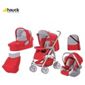 Hauck Condor Trioset Travel System, Red