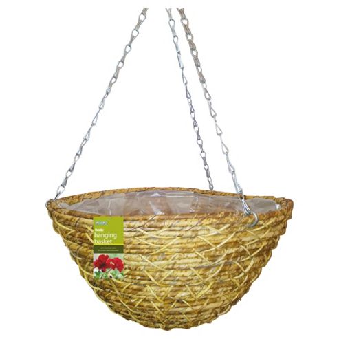 Image of Gardman 14" Rattan Hanging Basket